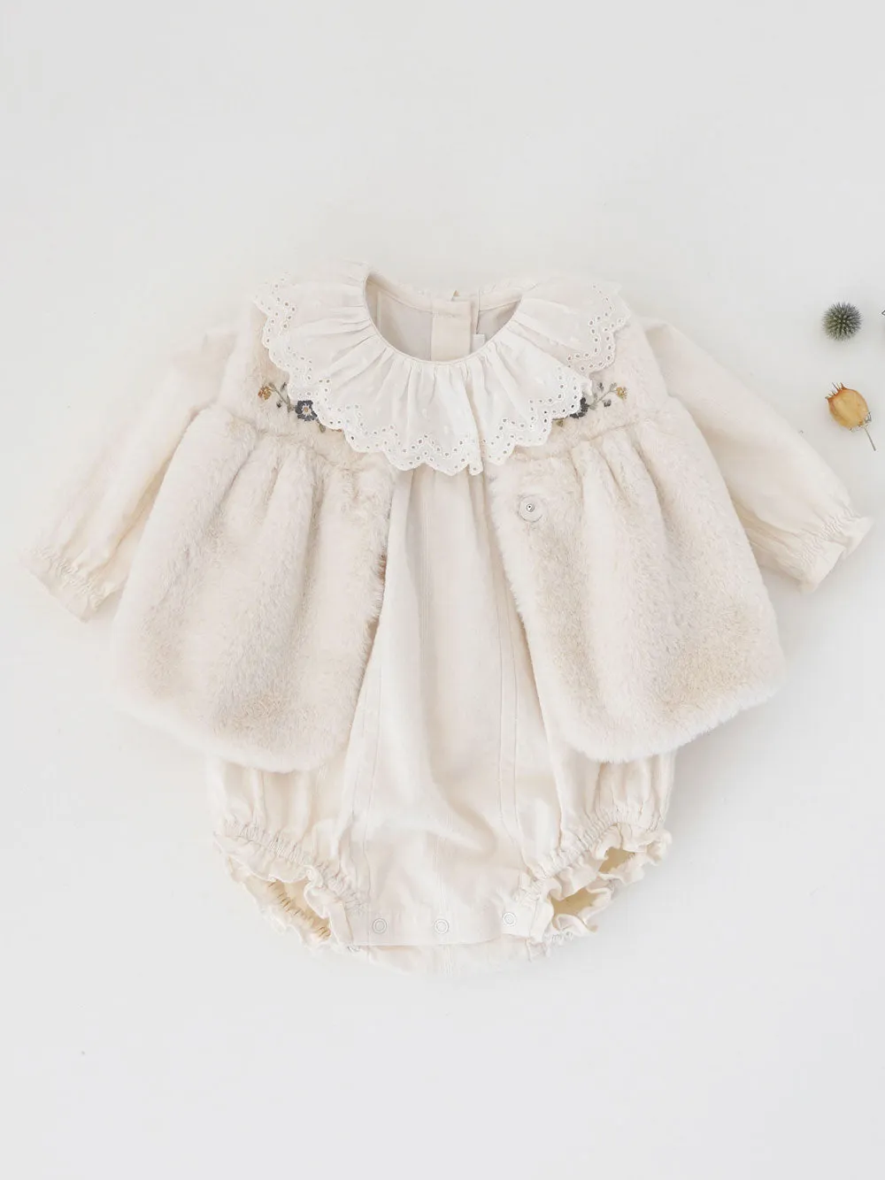 Baby Cygnus Fur Vest