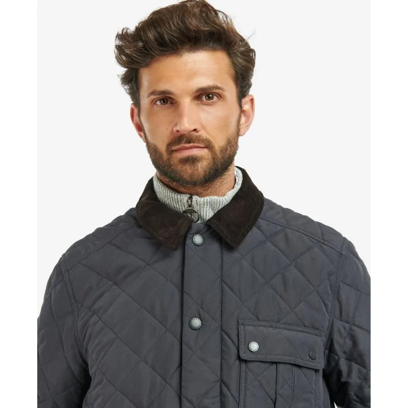 Barbour Horsley Mens Quilt Jacket - Navy/River Birch Tartan