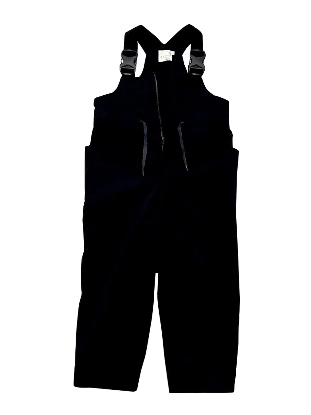 Black Buckled Overalls