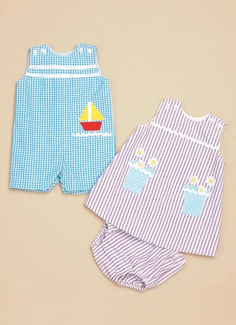 Butterick Baby Overalls, Dress and Panties B6905