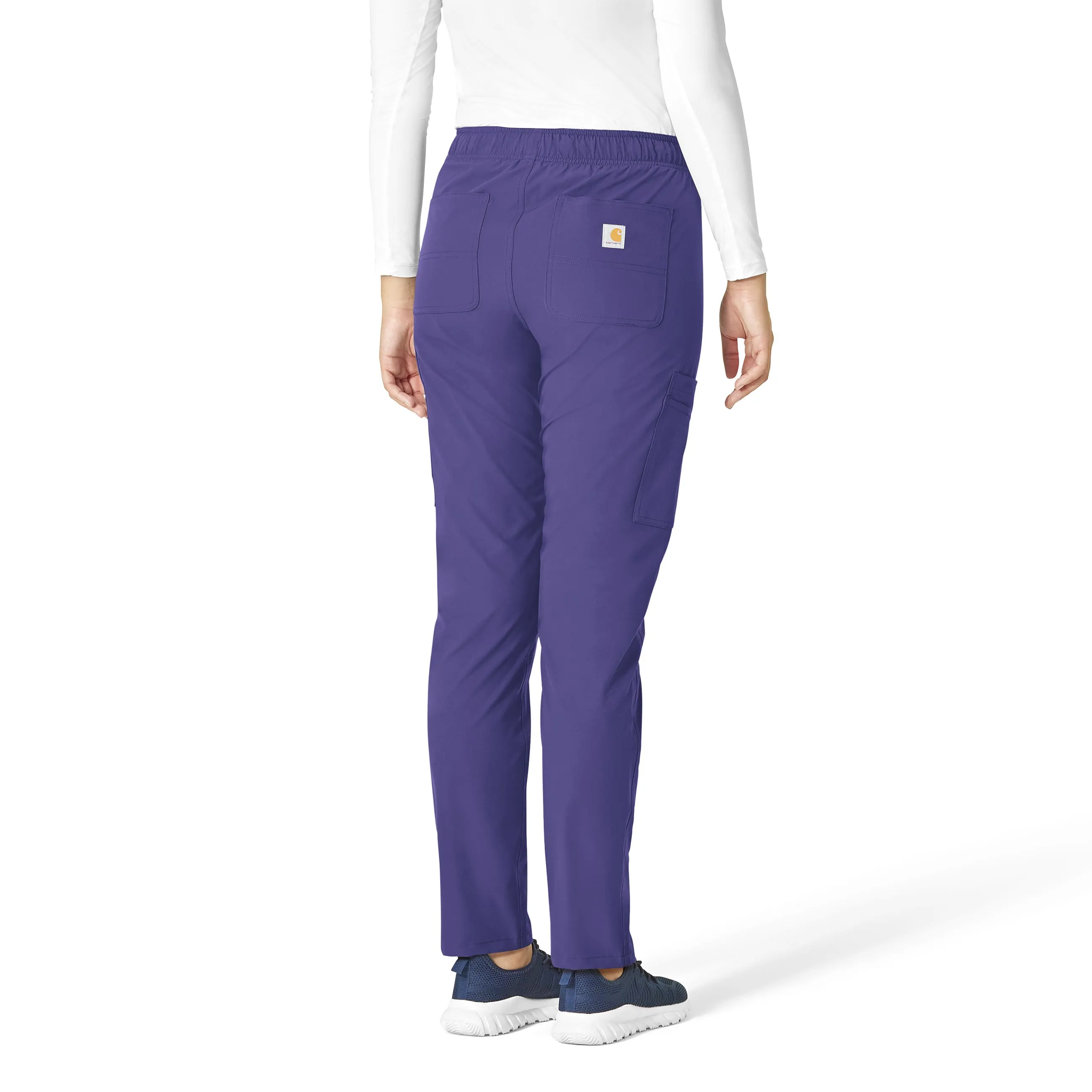 Carhartt Force Essentials Women's Straight Leg Scrub Pant - Grape