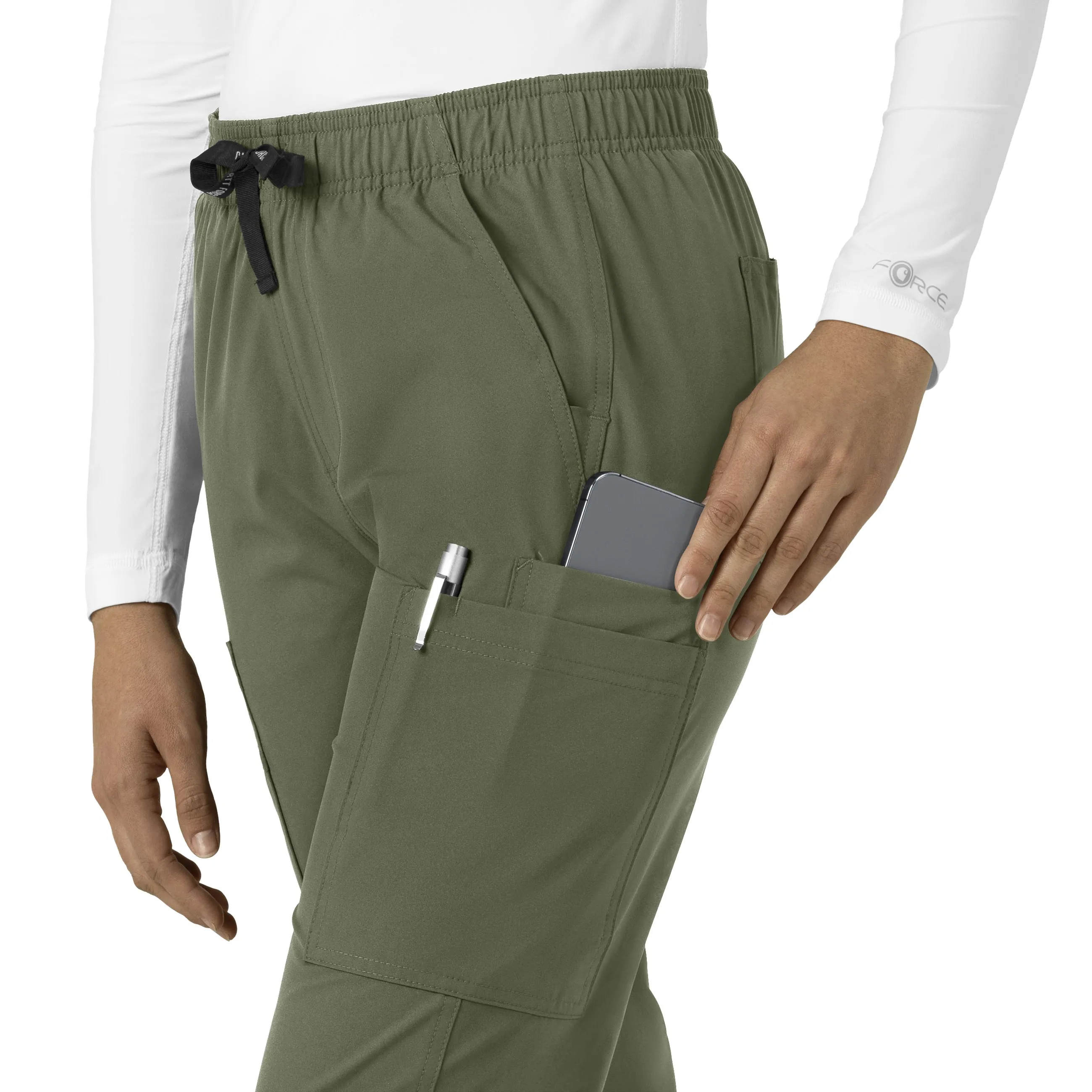 Carhartt Force Essentials Women's Straight Leg Scrub Pant - Olive