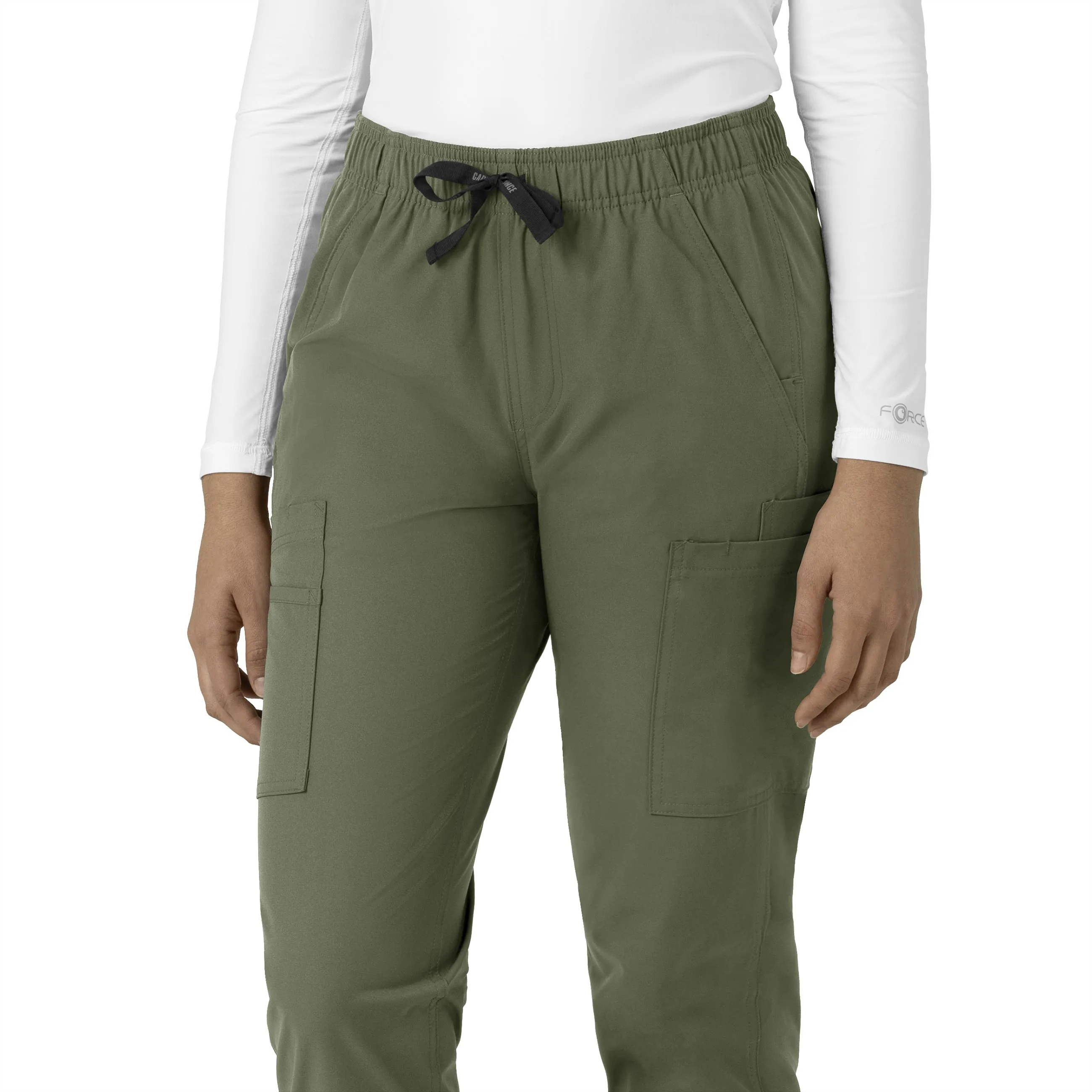 Carhartt Force Essentials Women's Straight Leg Scrub Pant - Olive