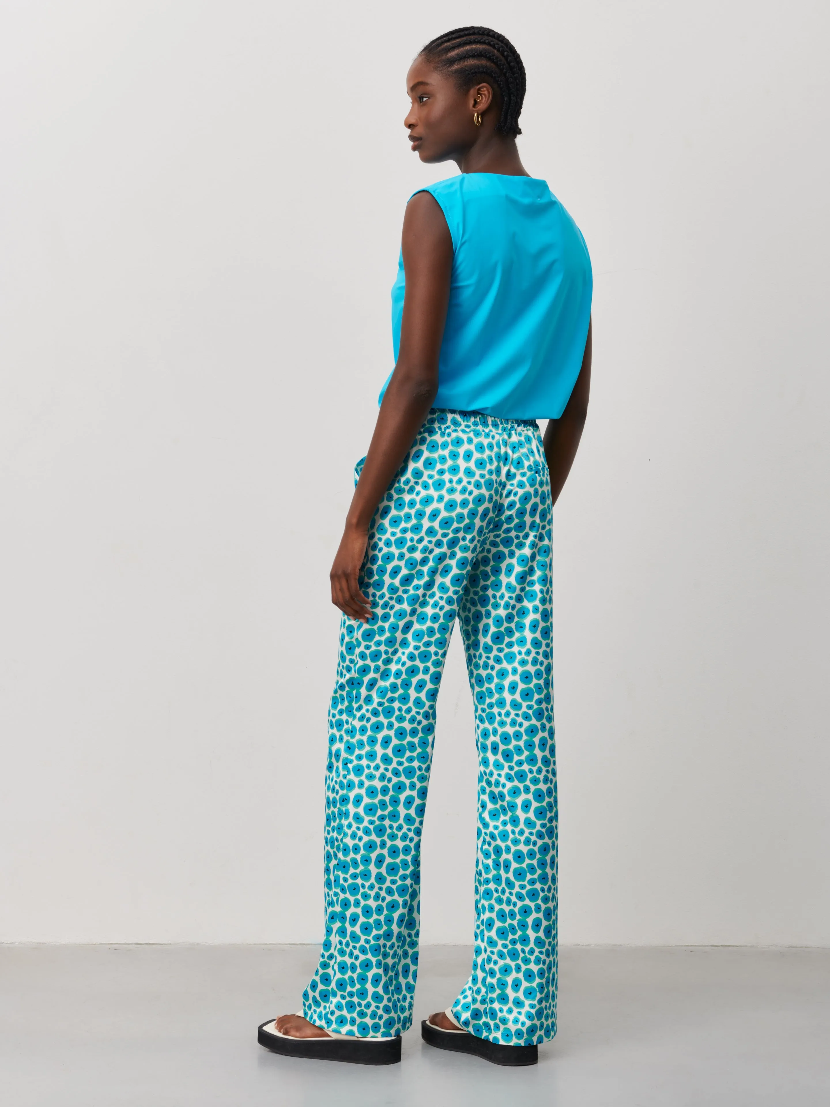 Carola Pants | Aqua