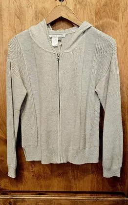 Cashmere Mixed Stitch Hoodie