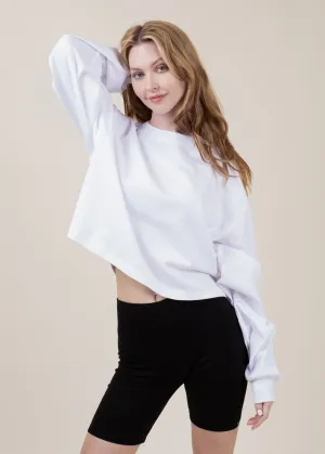 Cropped Boxy Long Sleeve