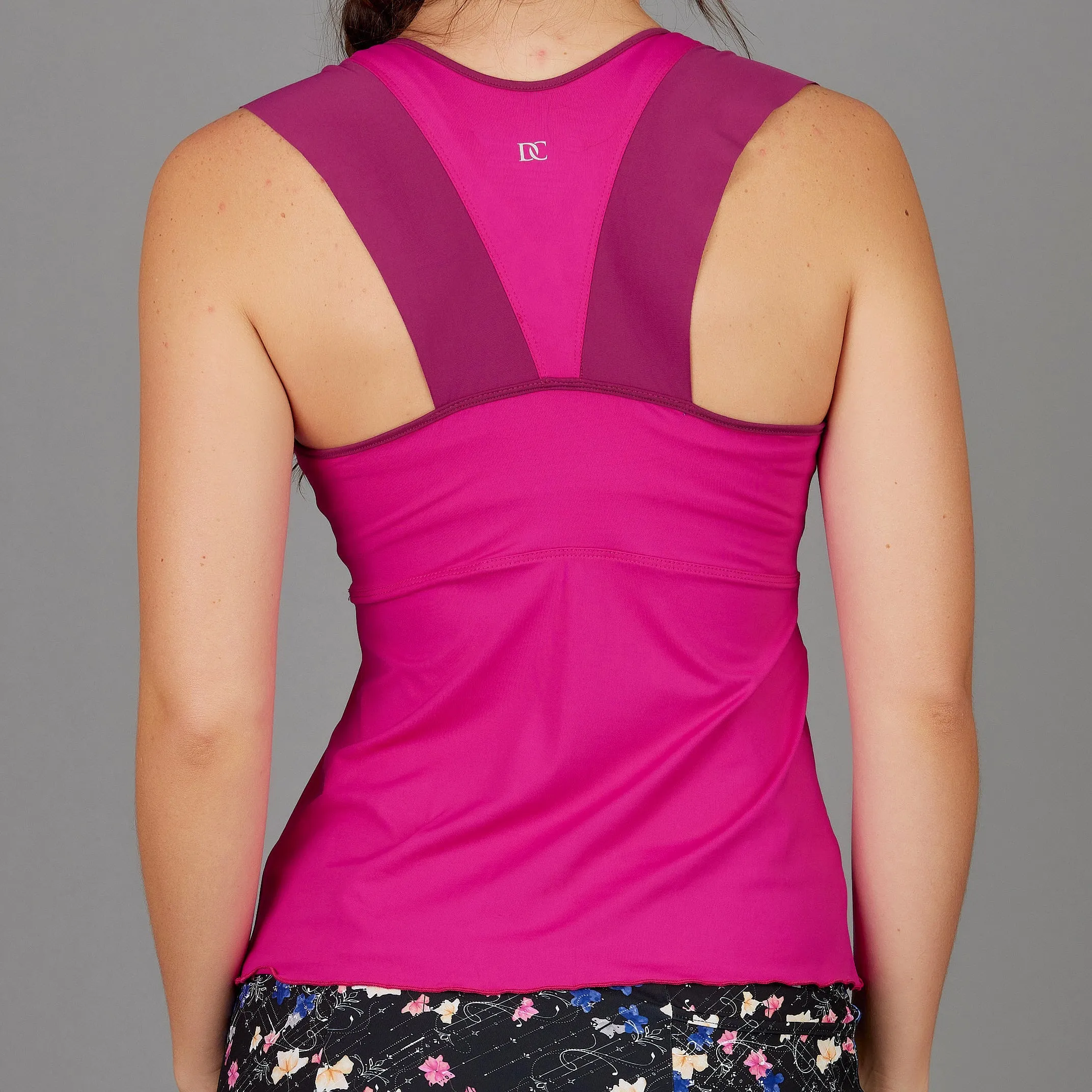 Dahlia Butterfly Top (cerise)