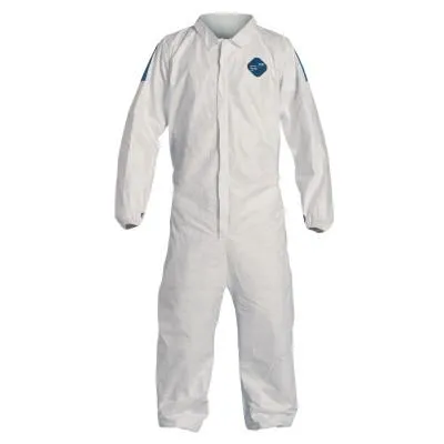 DuPont™ Tyvek 400D Coveralls with Elastic Wrists and Ankles, Blue/White, 3X-Large, TD125SWB3X0025CM