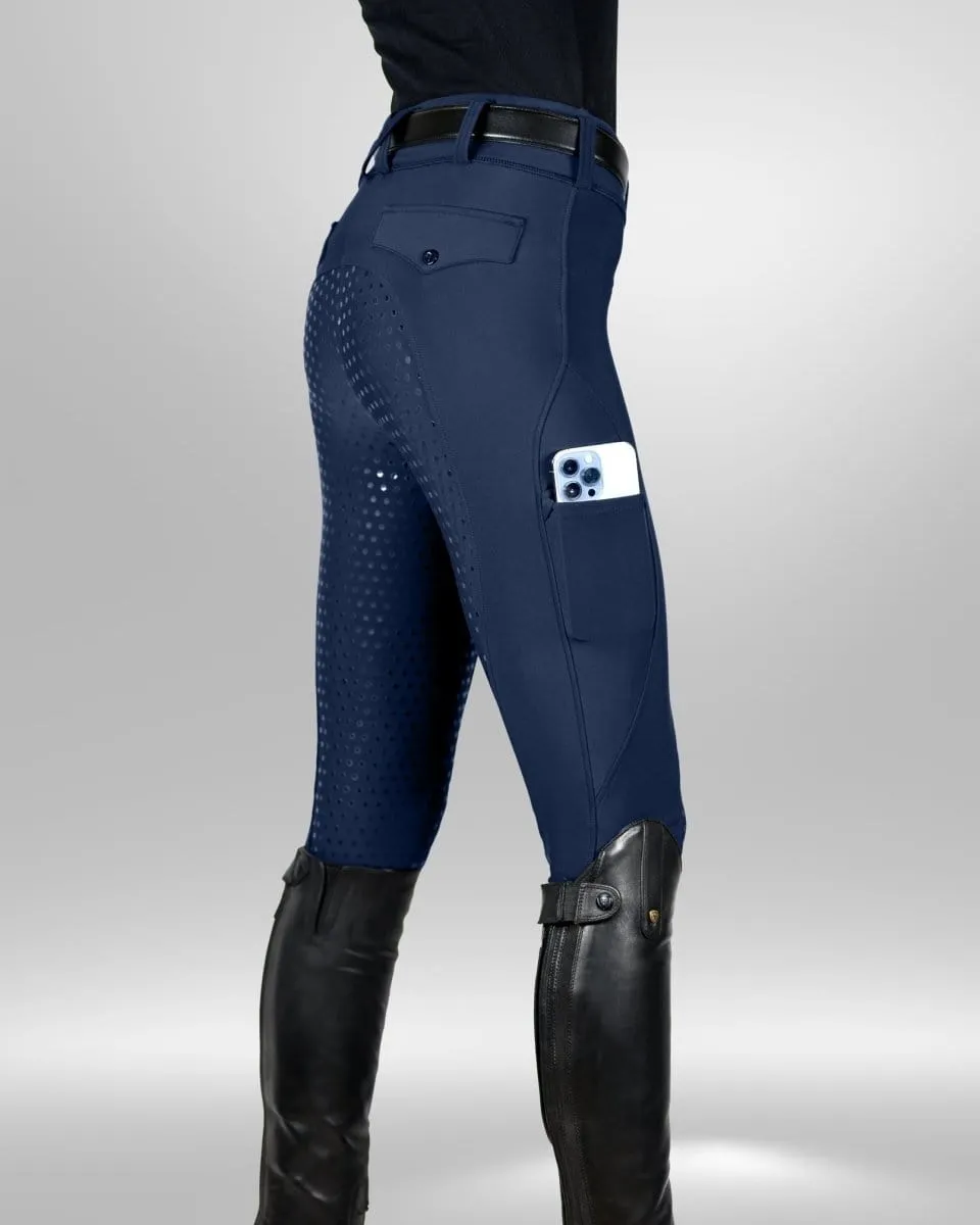 Equestly- Lux GripTEQ Riding Pants (Navy)