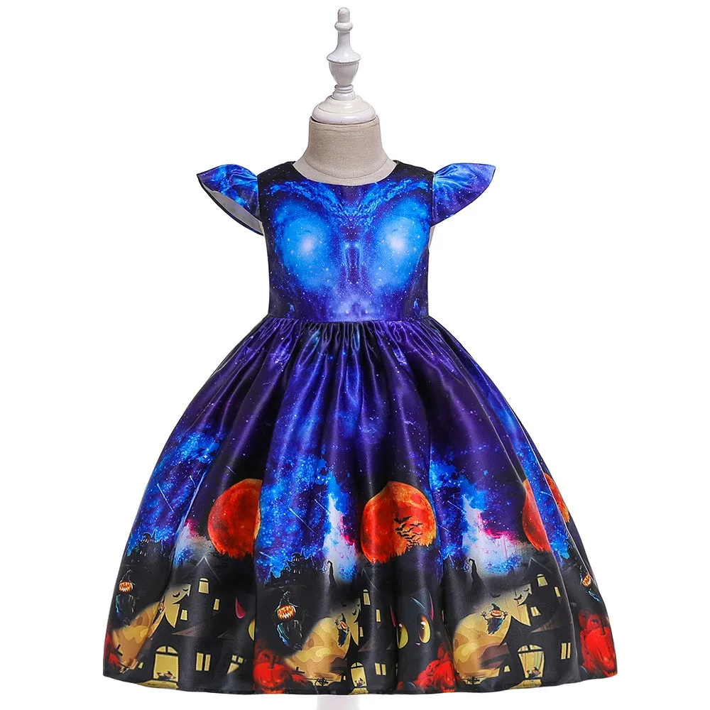 Girls' Princess and Witch Costume Dresses