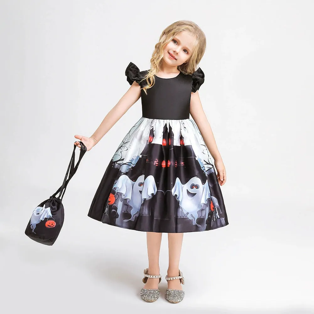 Girls' Princess and Witch Costume Dresses