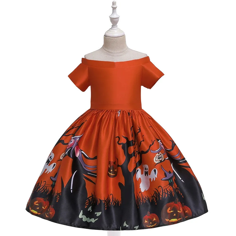 Girls' Princess and Witch Costume Dresses