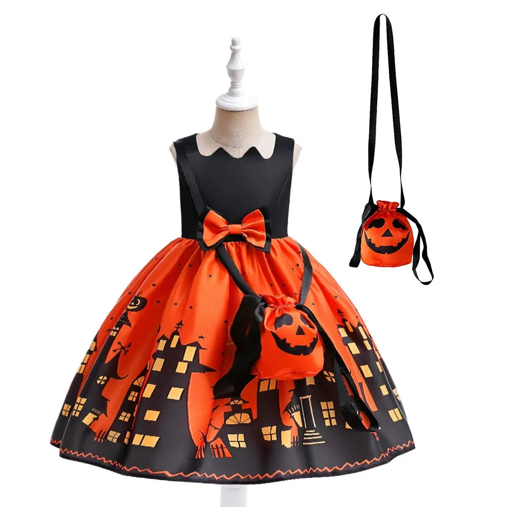 Girls' Princess and Witch Costume Dresses