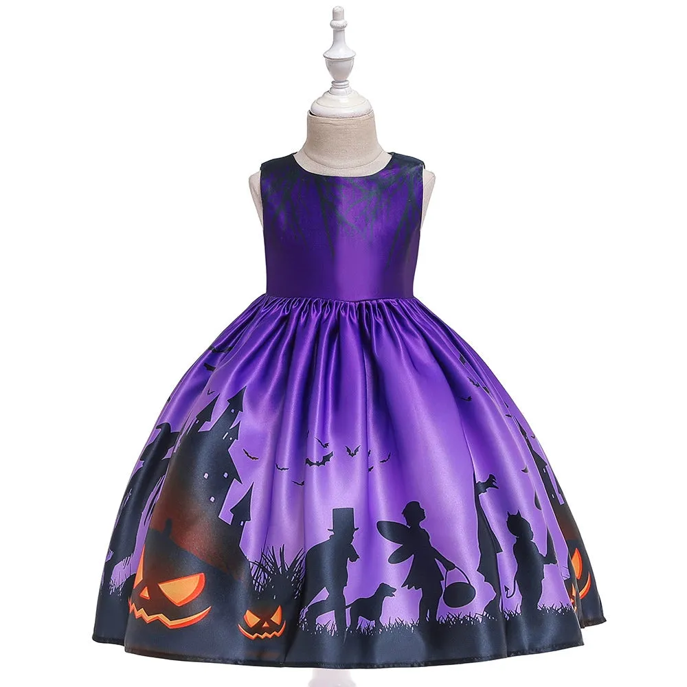 Girls' Princess and Witch Costume Dresses