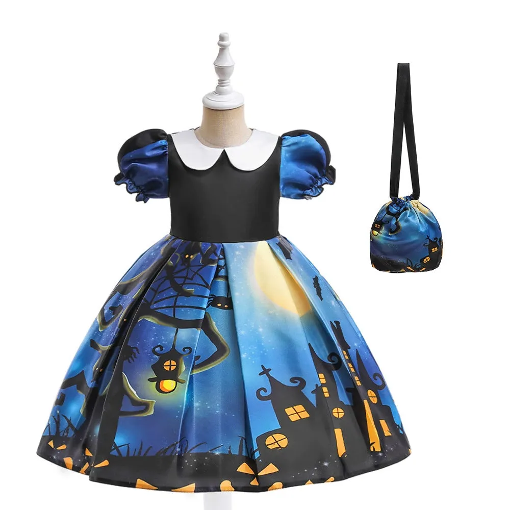 Girls' Princess and Witch Costume Dresses