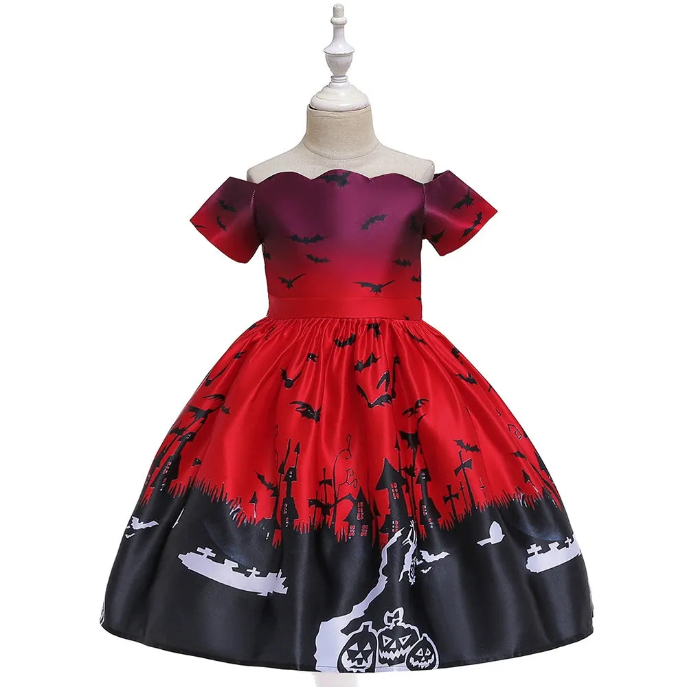 Girls' Princess and Witch Costume Dresses