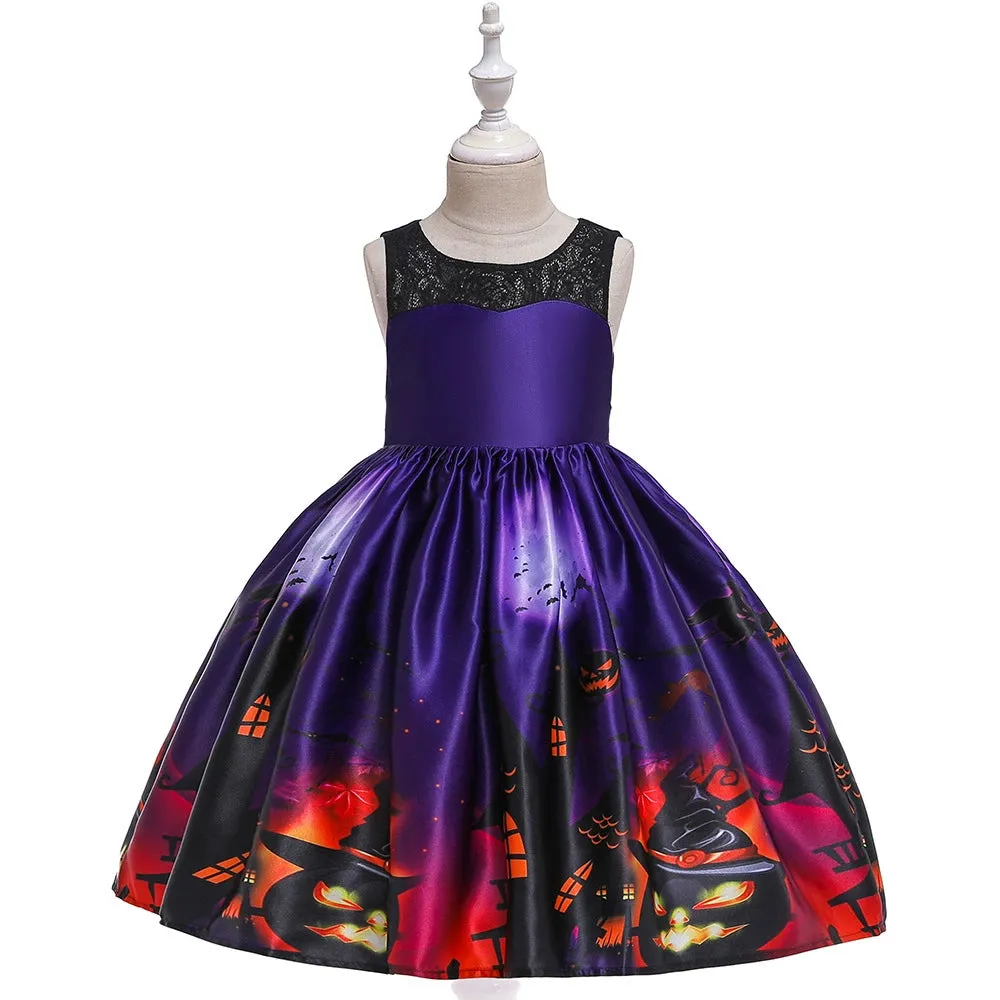 Girls' Princess and Witch Costume Dresses