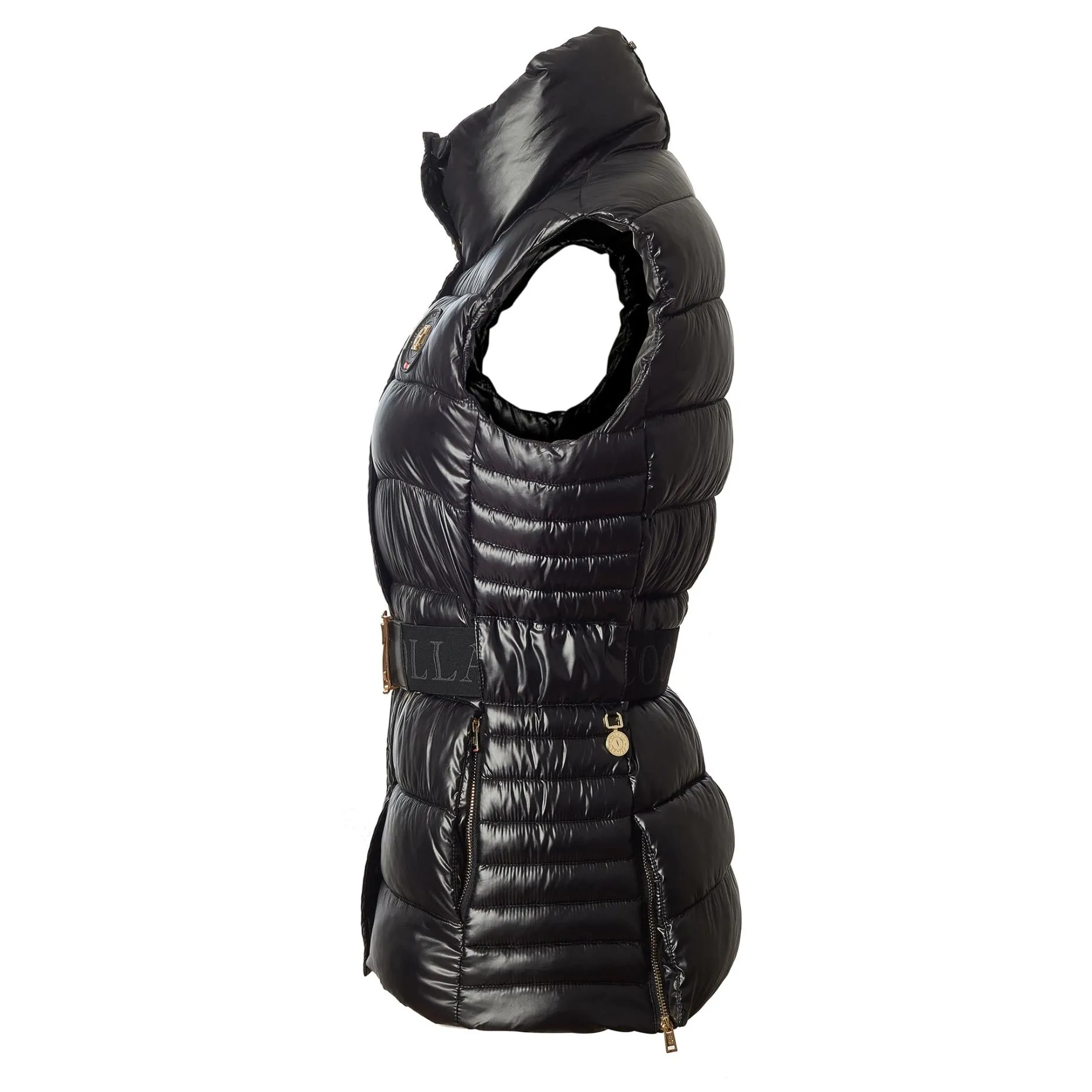 Holland Cooper Valais Quilted Ladies Gilet in Black