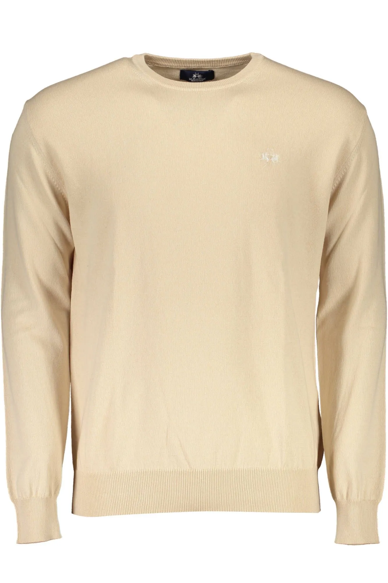 La Martina Beige Cotton Men Sweater