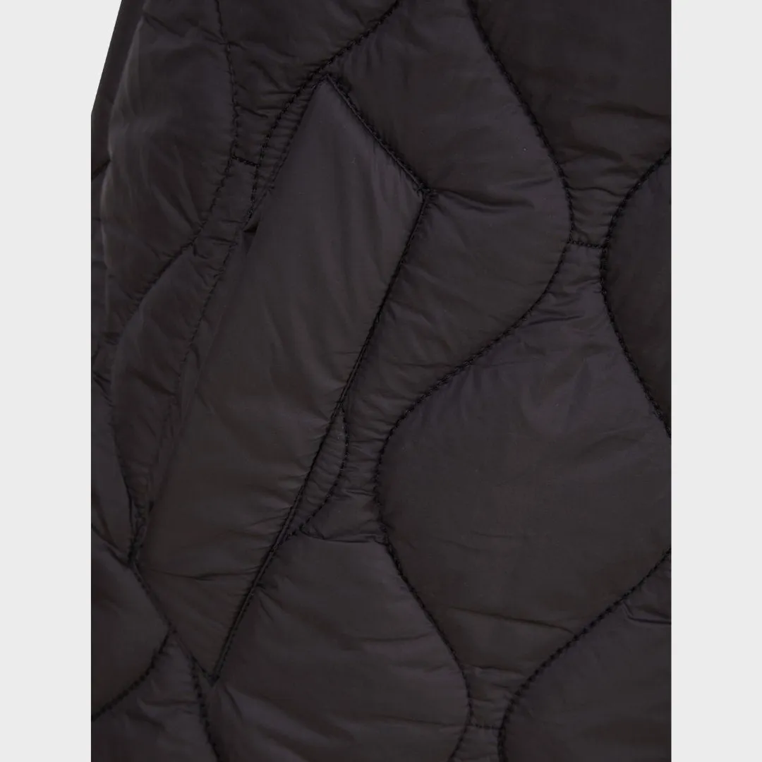 Ladies Black Longline Gilet