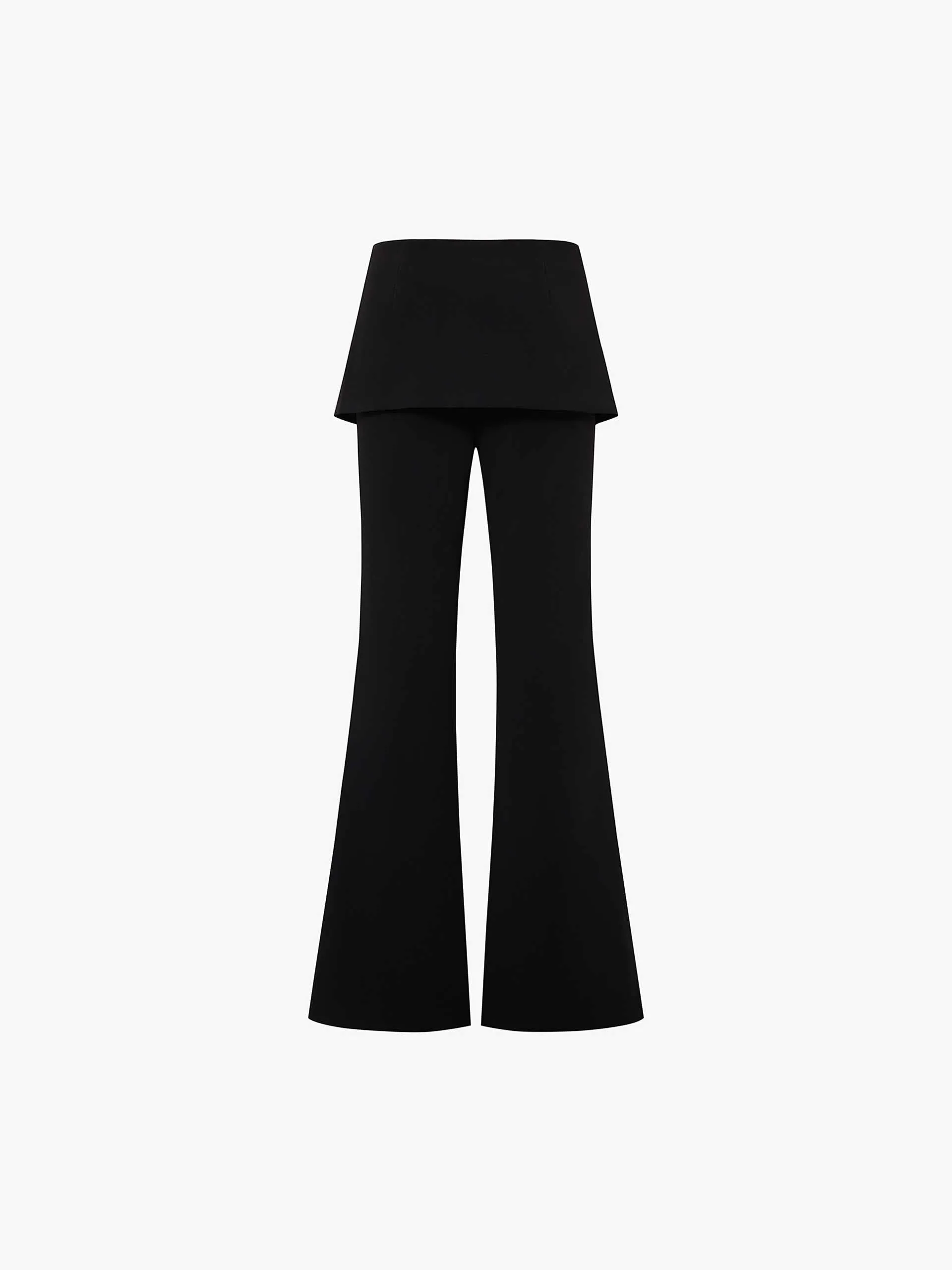 Layered Detail Tailored Pants