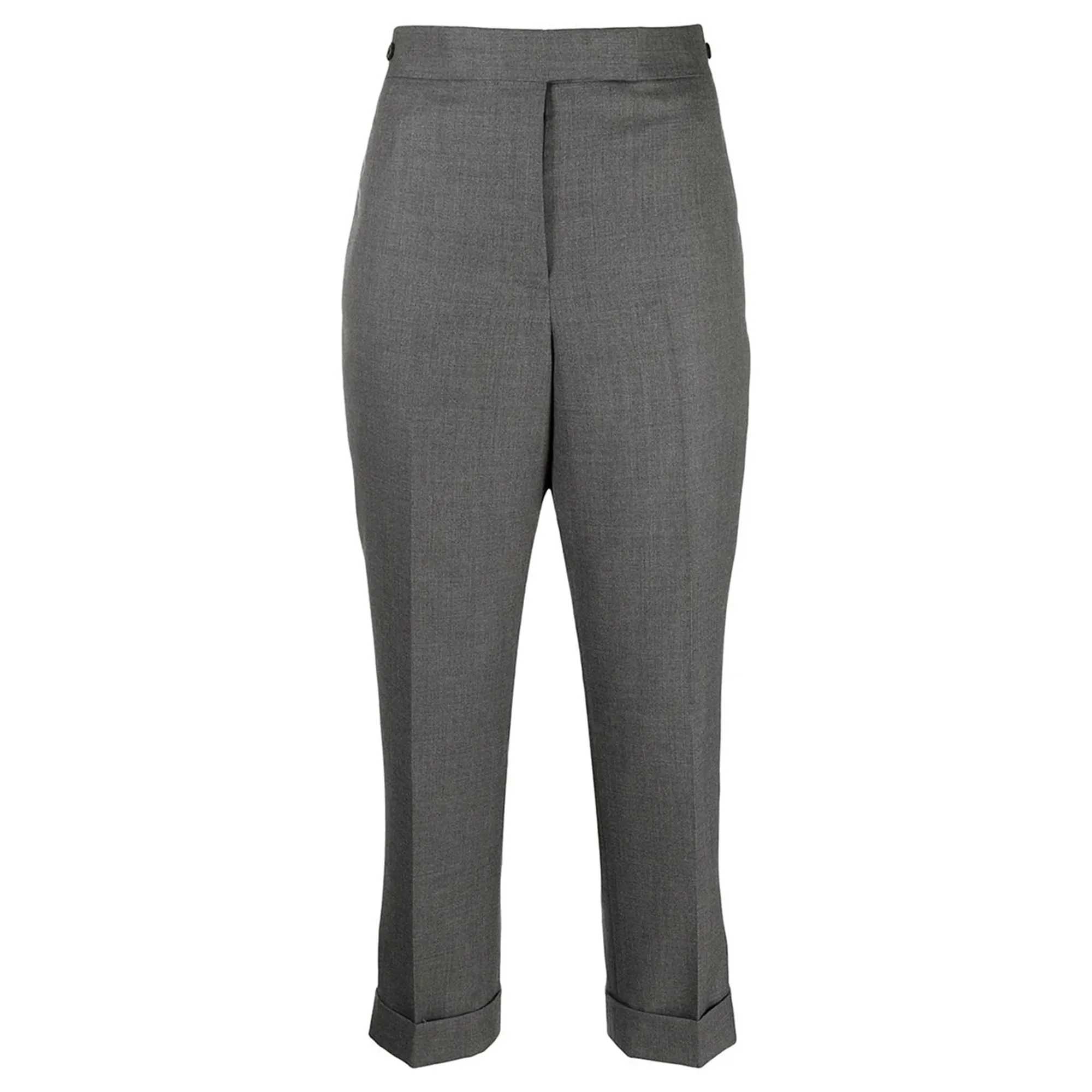 Low Rise Side Tab Skinny Trousers