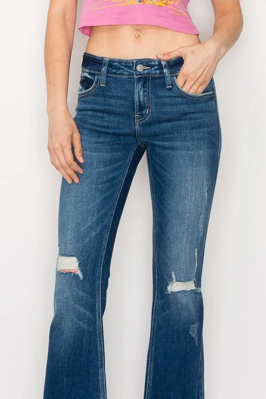 Low Rise Stretch Vintage Flare Jeans *Online Only*