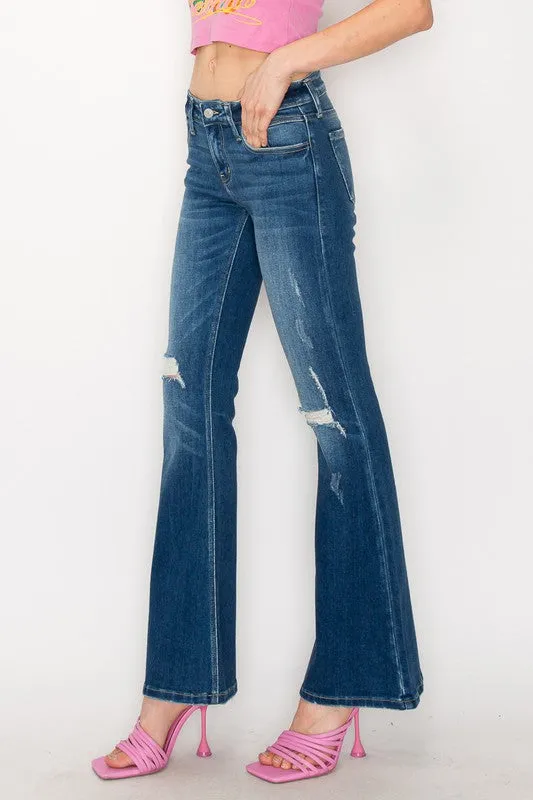 Low Rise Stretch Vintage Flare Jeans *Online Only*