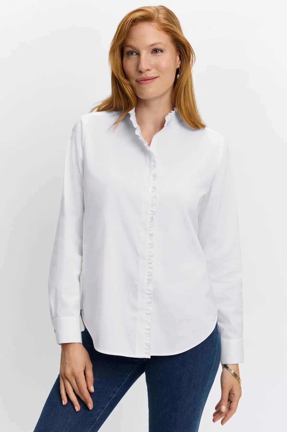 Mariel Stretch Matte Sateen No Iron Shirt