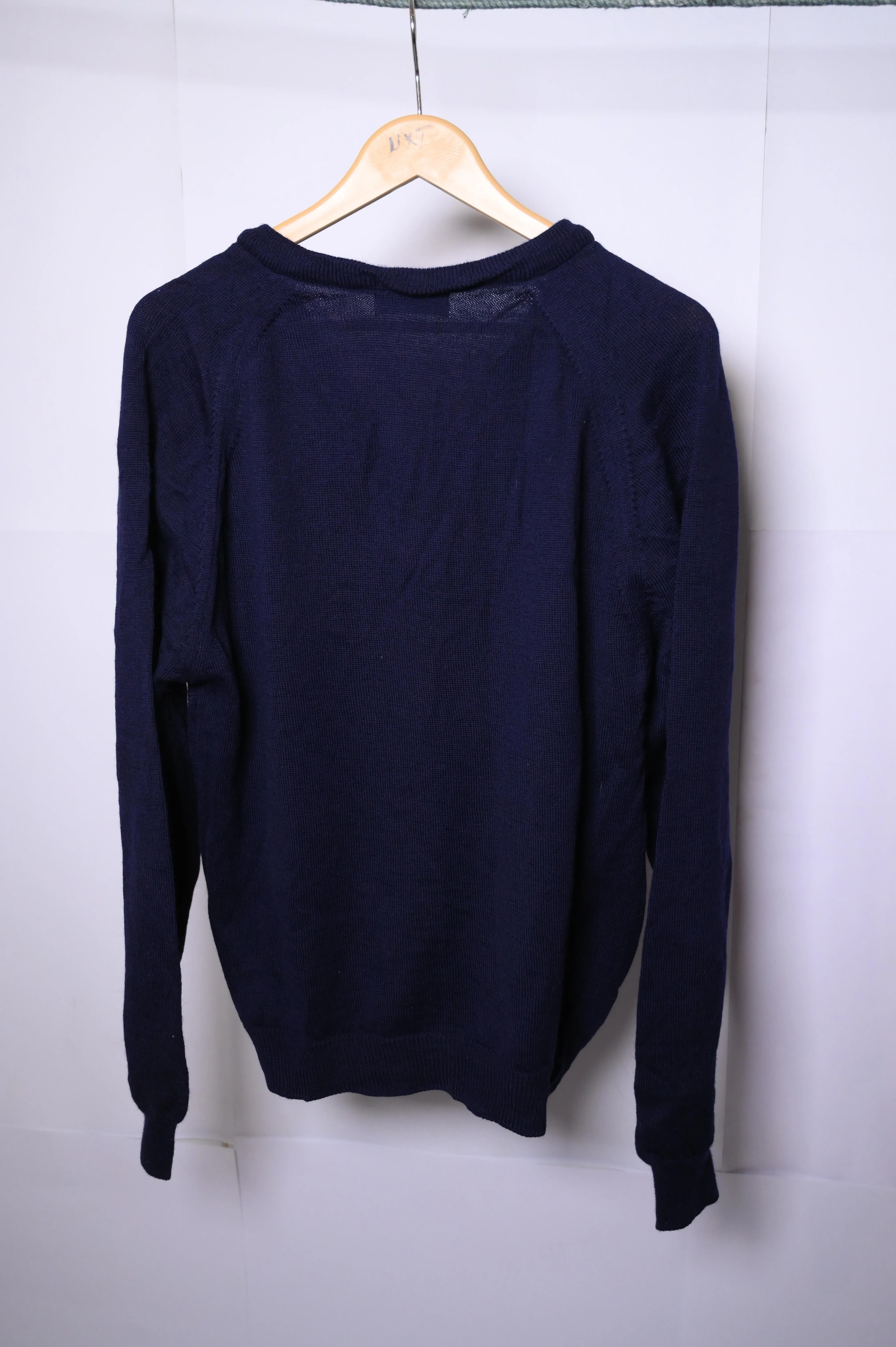 Navy Blue BT Medium Sweater (V-Neck)