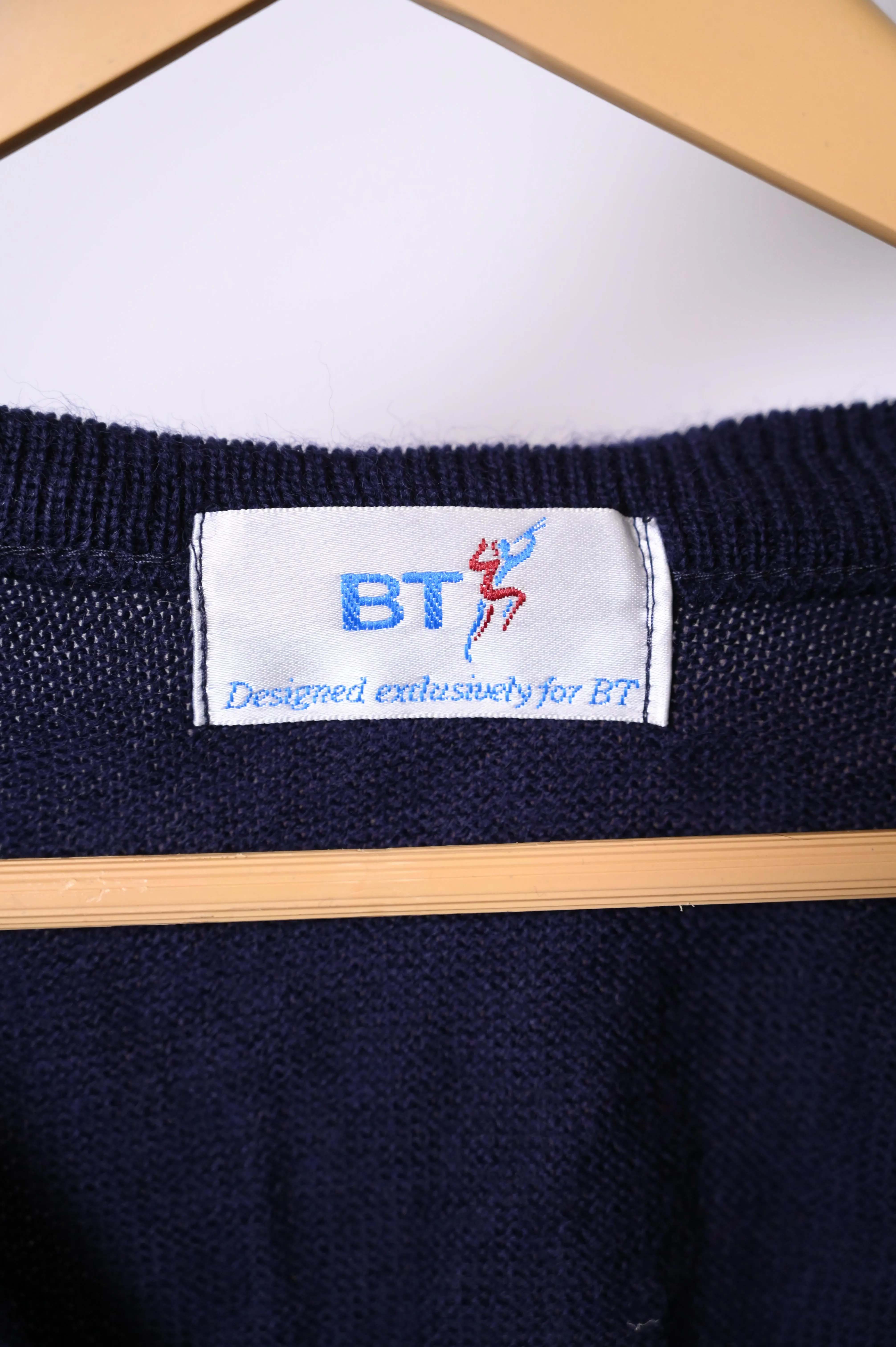 Navy Blue BT Medium Sweater (V-Neck)