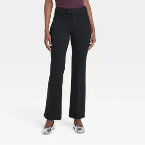 New - Women's High-Rise Flare Ponte Trousers - A New Day