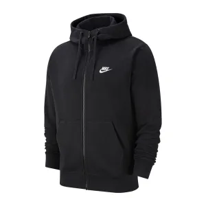 Nike Sportswear Club Men's Full-Zip Hoodie Black