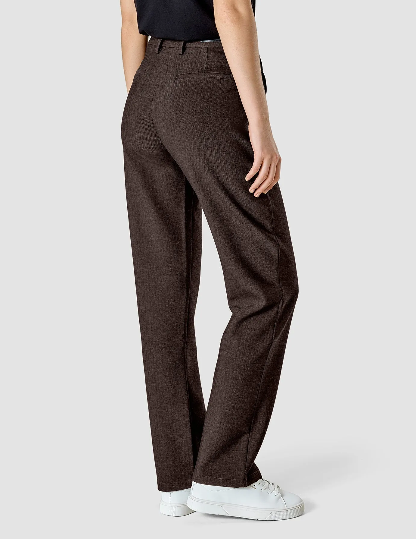 No. 1 Pants Straight Dark Chocolate