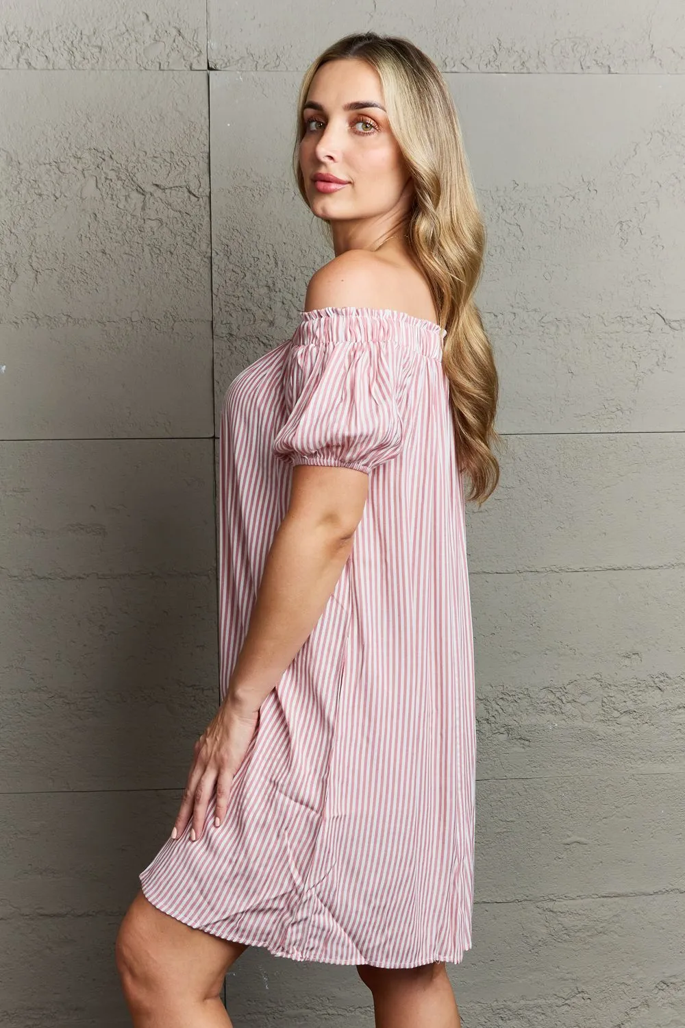 Off The Shoulder Mini Dress