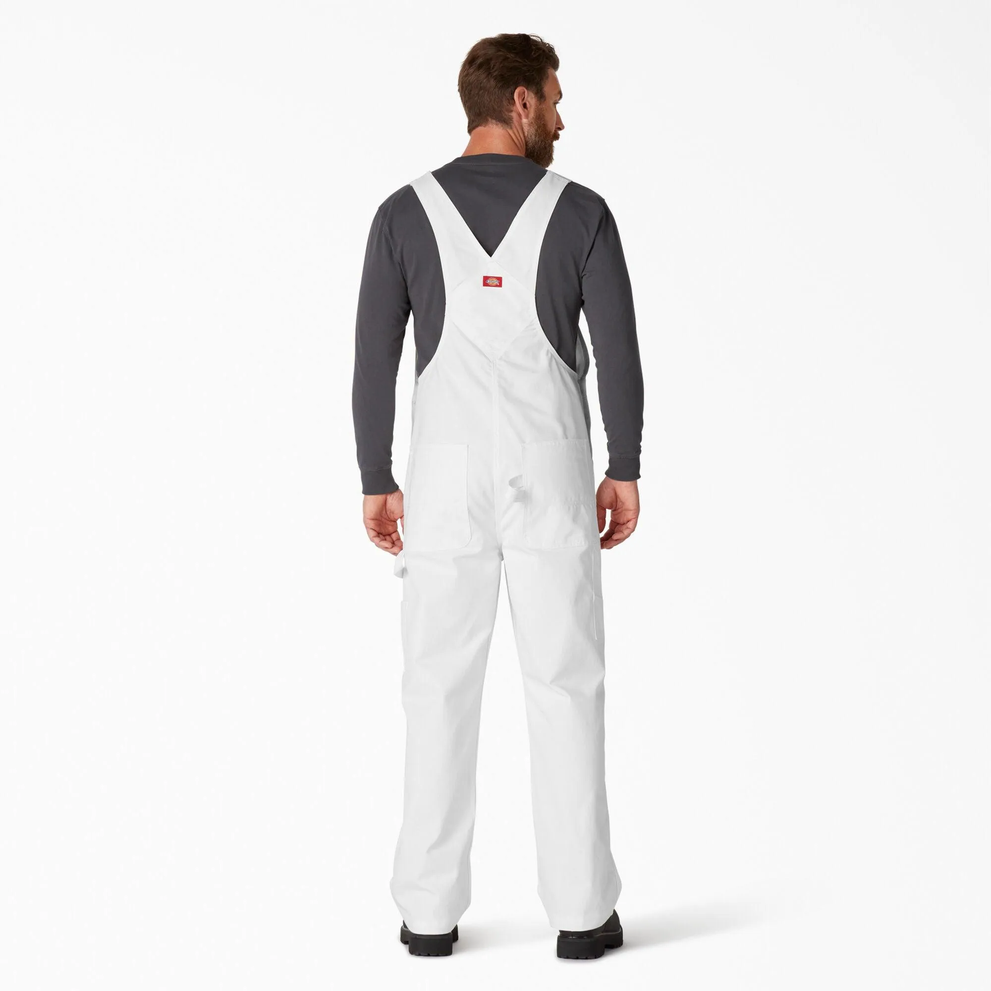 Painter's Bib Overalls, White