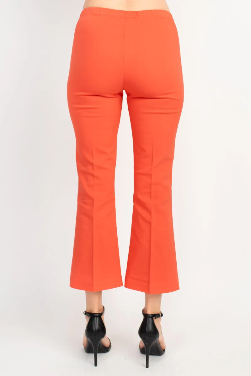 Peace of Cloth Regan crop flare stretch cotton pant