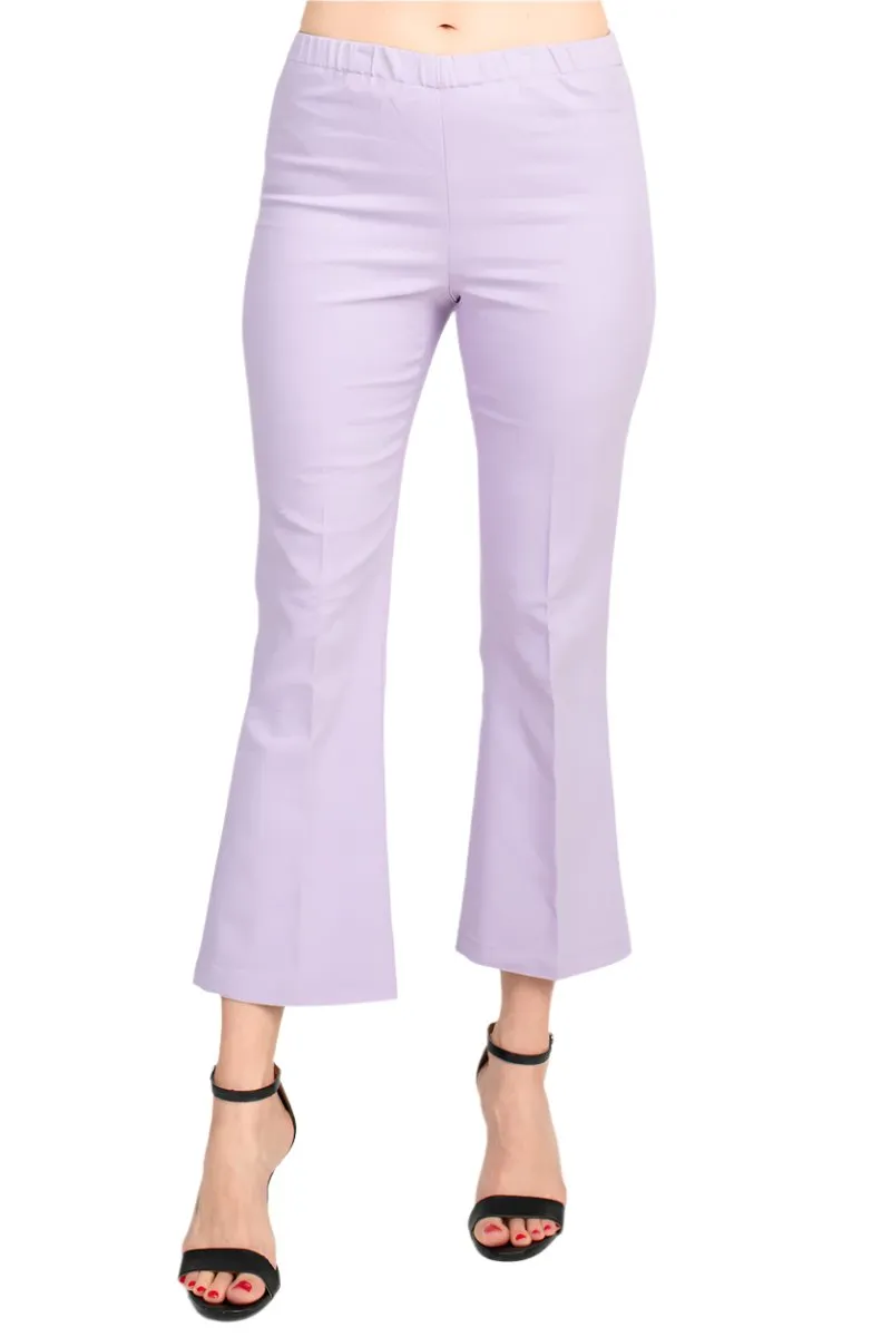 Peace of Cloth Regan crop flare stretch cotton pant