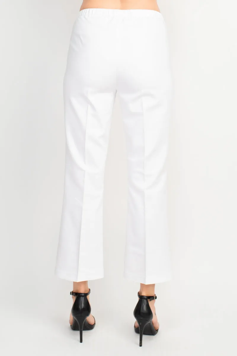 Peace of Cloth Regan crop flare stretch cotton pant