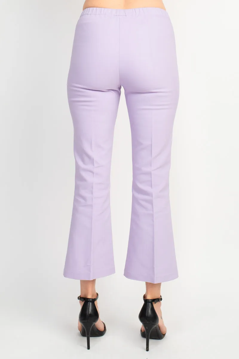 Peace of Cloth Regan crop flare stretch cotton pant