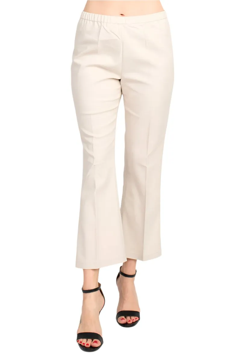 Peace of Cloth Regan crop flare stretch cotton pant