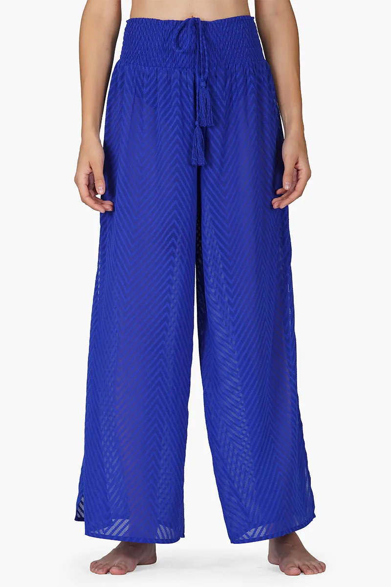 Princess Blue Chevron Pants