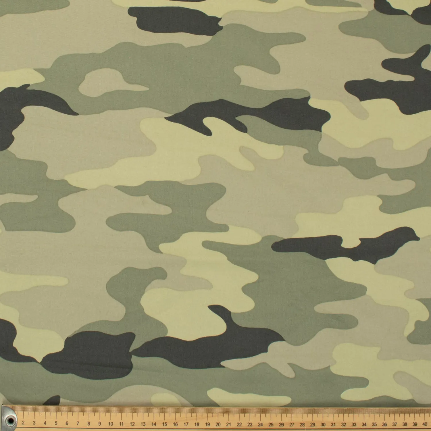 Printed Lining Design-6 Khaki Grey Camouflage/Army