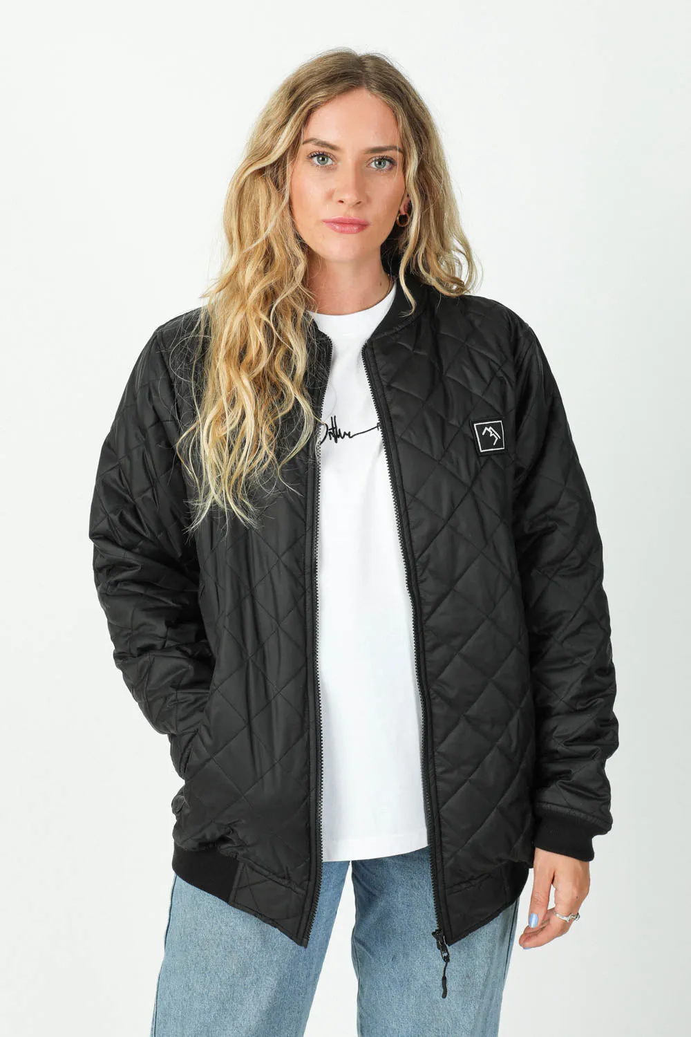 Quilted Jacket - Black