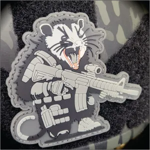 "Street Cat Collection" Patch 3 - Tactical Possum - 3" PVC Patch