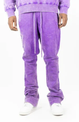 Rebel Mind - Acid Wash Fleece Stacked - Purple