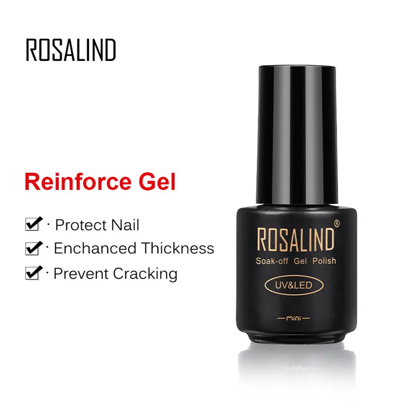 ROSALIND Reinforce Gel Polish Bright For Nail Art Design LED/UV Lamp