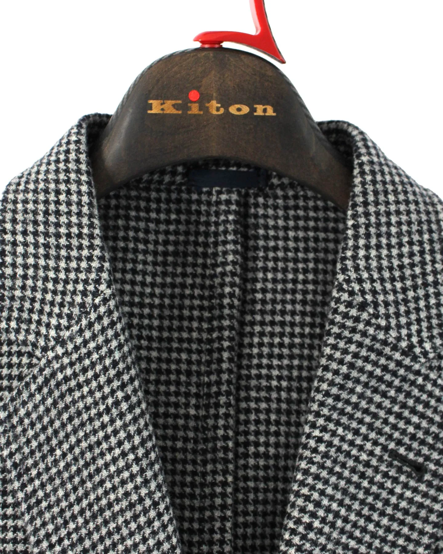 Sartorio Sport Coat EUR 58/ US 46 Gray Black Houndstooth - Unlined Sartorial Blazer SALE