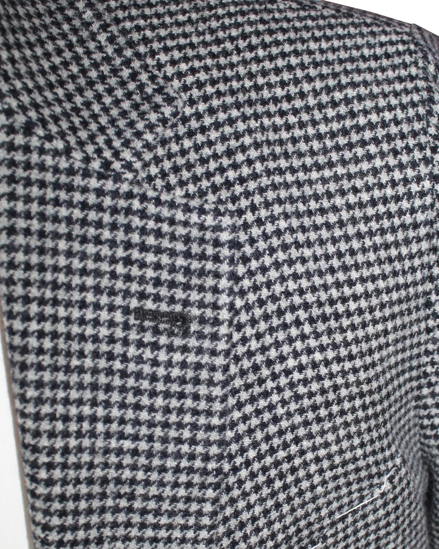 Sartorio Sport Coat EUR 58/ US 46 Gray Black Houndstooth - Unlined Sartorial Blazer SALE