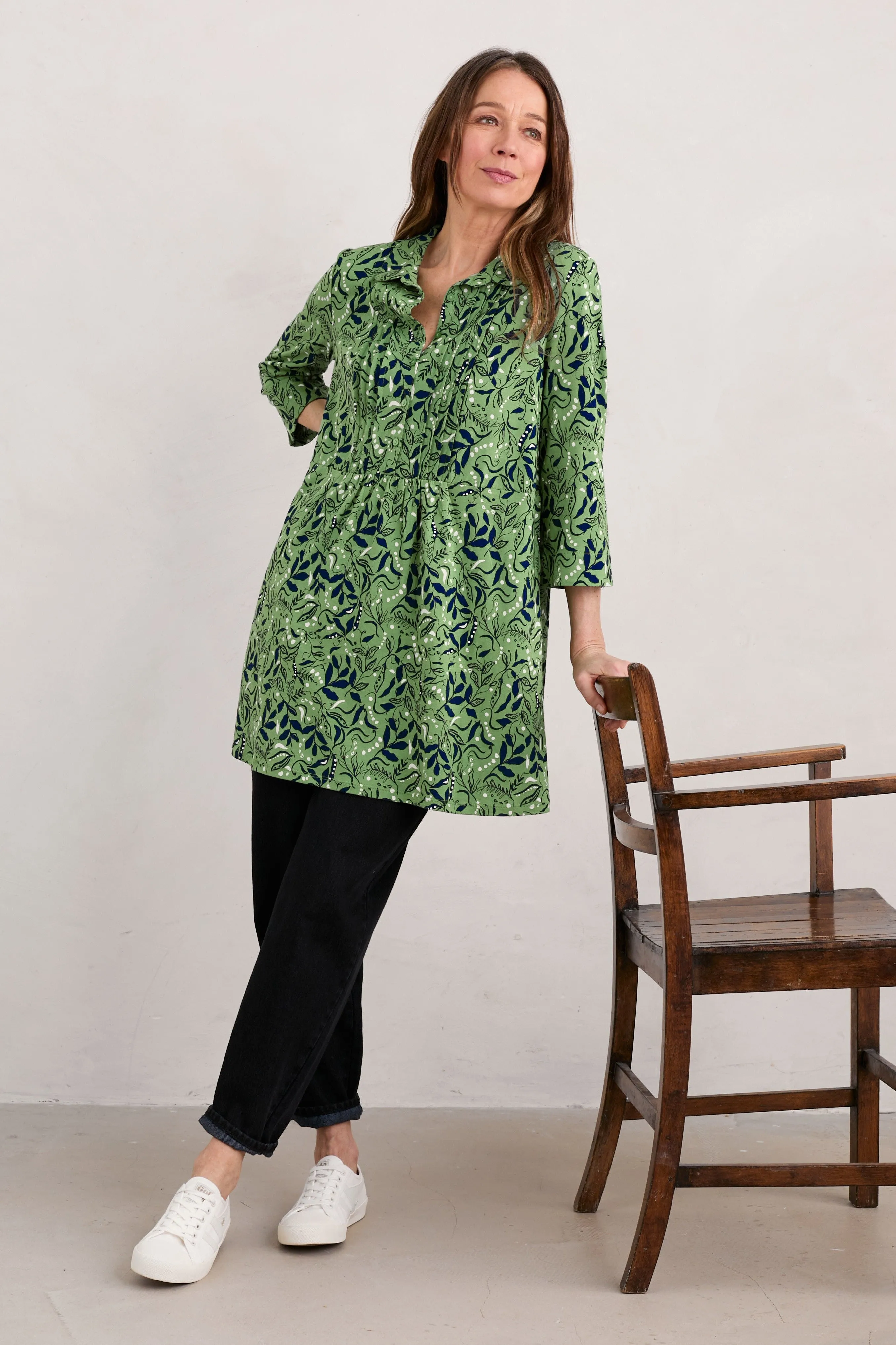 Seasalt Rocky Pass Tunic-Wandering Peas Samphire